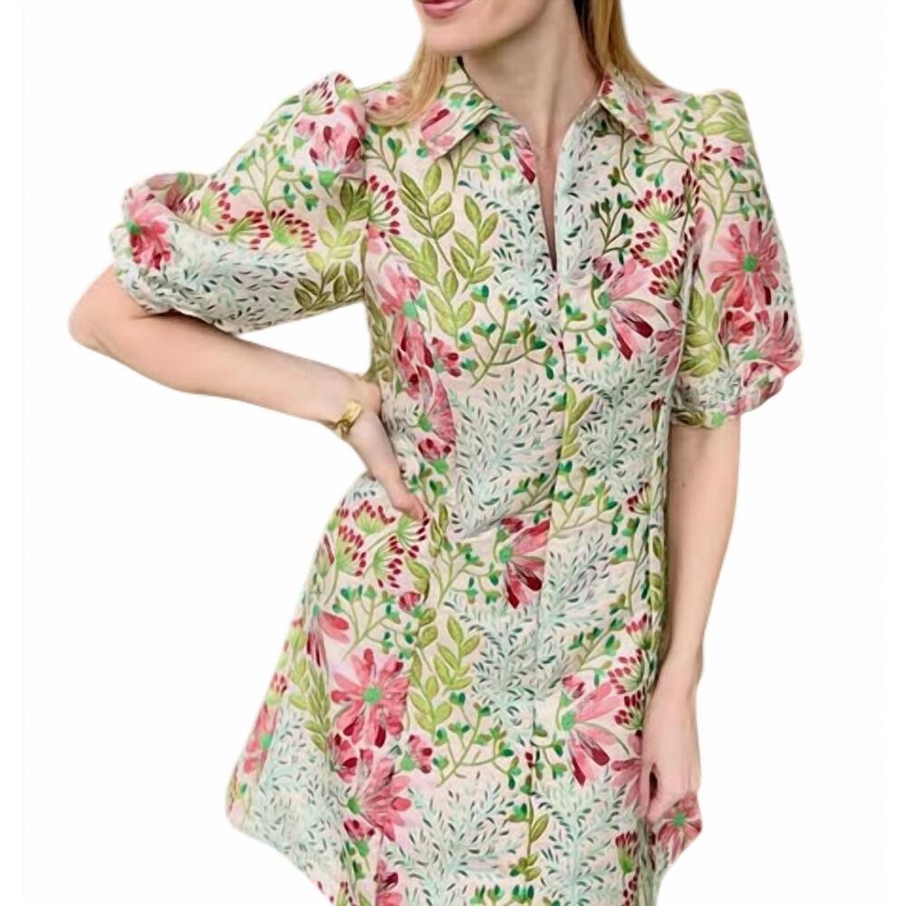 NEW SINCERELY OURS shannon dress in garden gala jacquard